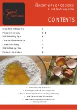 Preview for 2 page of Sunset Cookware THI-00A Instructional Booklet