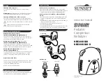 Sunset Healthcare SUNNY NEB300BEAR Instruction Manual preview