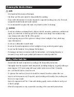 Preview for 8 page of SUNSET Sol CM205 Instruction Manual