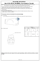 Предварительный просмотр 2 страницы SUNSET SU-UPX1671135NW Assembly Instructions Manual