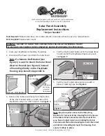 Preview for 1 page of SunSetter EASYSHADE Assembly Instructions