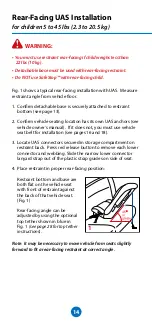 Предварительный просмотр 14 страницы Sunshine Kids Radian Premier Instruction Manual