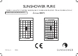 Preview for 1 page of Sunshower PURE 80073 Installation Manual