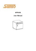 Предварительный просмотр 1 страницы Sunso WTP-801 User Manual