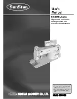 Sunstar Machinery KM-250BL Series User Manual preview