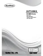 SunStar SC 8200J Series User Manual preview