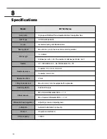 Предварительный просмотр 10 страницы SunStar SF 7400 Series User Manual