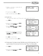 Preview for 113 page of SunStar SPS/A-Pattern Series User Manual