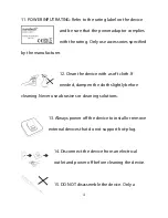 Предварительный просмотр 4 страницы Sunstech CELESTE User Manual