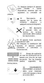 Предварительный просмотр 16 страницы Sunstech GRECO User Manual