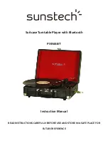 Sunstech PXR6SBT Instruction Manual preview