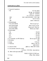 Предварительный просмотр 66 страницы Sunstech RP-DS800 Operation Manual