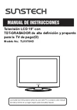 Sunstech TLI1970HD Instruction Manual preview