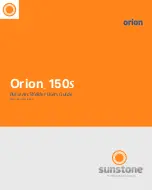 Предварительный просмотр 1 страницы SUNSTONE Orion 150s Series User Manual