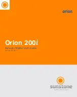 SUNSTONE Orion 200i User Manual предпросмотр