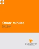 SUNSTONE Orion mPulse User Manual предпросмотр