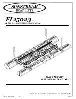 Sunstream FL15023 Operation And Installation Manual предпросмотр