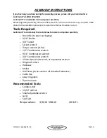 Preview for 6 page of Sunstream Swiftshield SS-AMU13110-FL6B Assembly, Installation And Use Manual