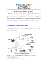 SunSumSolar SPM45-P Manual preview