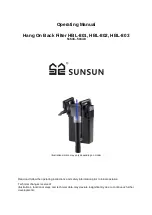 SunSun HBL-801 Operating Manual preview