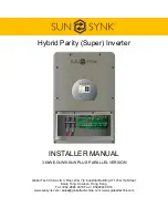 Предварительный просмотр 1 страницы SunSynk G01LP1-US/EU Installer Manual