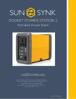 Предварительный просмотр 1 страницы SunSynk POCKET POWER STATION User Manual