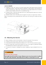 Preview for 15 page of SunSynk SUN-25K-SG01HP3-EU-BM2 Installer Manual