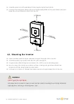 Preview for 16 page of SunSynk SUNSYNK-3.6K-SG01LP1 User Manual