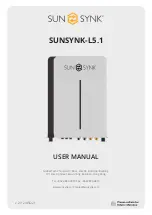 SunSynk SUNSYNK-L5.1 User Manual preview