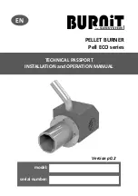 Preview for 1 page of Sunsystem Burnit Pell 35 ECO Installation And Operation Manual