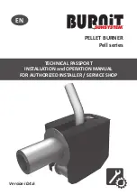 Preview for 1 page of Sunsystem Burnit Pell Series Installation And Operation Manual