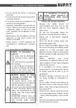 Preview for 5 page of Sunsystem Burnit Pell Series Installation And Operation Manual