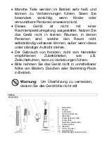 Preview for 7 page of Suntec Wellness 13898 Manual