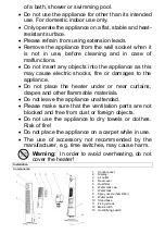 Preview for 11 page of Suntec Wellness 13898 Manual