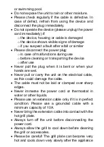 Предварительный просмотр 15 страницы Suntec Wellness BBQ-9462 Instruction Manual