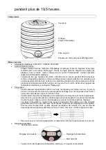 Preview for 22 page of Suntec Wellness FDH-8595 Dorthe digital Instruction Manual