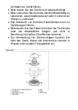 Preview for 3 page of Suntec Wellness HOME Essentials ZIP-8427 comfort Instruction Manual