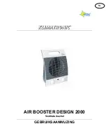 Предварительный просмотр 25 страницы Suntec Wellness Klimatronic 2000 AIR BOOSTER DESIGN Instruction Manual