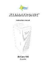 Предварительный просмотр 1 страницы Suntec Wellness Klimatronic AirCare 100 Instruction Manual