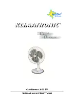 Suntec Wellness Klimatronic CoolBreeze 2000 TV Operating Instructions предпросмотр