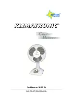 Предварительный просмотр 1 страницы Suntec Wellness Klimatronic CoolBreeze 3000 TV Instruction Manual