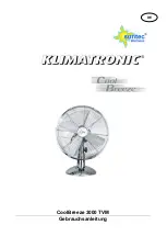 Предварительный просмотр 1 страницы Suntec Wellness KLIMATRONIC CoolBreeze 3000 TVM Manual