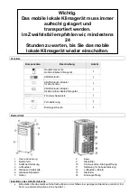 Предварительный просмотр 5 страницы Suntec Wellness Klimatronic CoolFixx 2.0 Eco R290 Manual