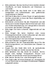 Preview for 3 page of Suntec Wellness Klimatronic DryFix 16 EQ User Manual