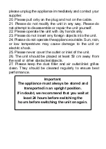 Preview for 13 page of Suntec Wellness KLIMATRONIC DryFix 16 Operation Manual