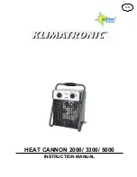 Preview for 6 page of Suntec Wellness Klimatronic Heat Cannon 2000 Instruction Manual