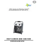 Preview for 20 page of Suntec Wellness Klimatronic Heat Cannon 2000 Instruction Manual