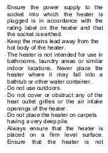 Preview for 12 page of Suntec Wellness Klimatronic Heat Flow 2000 Manual