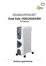 Preview for 8 page of Suntec Wellness KLIMATRONIC Heat Safe 1500 Series Manual