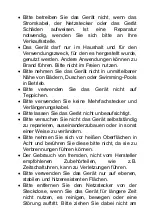 Preview for 10 page of Suntec Wellness KLIMATRONIC Heat Safe 1500 Series Manual